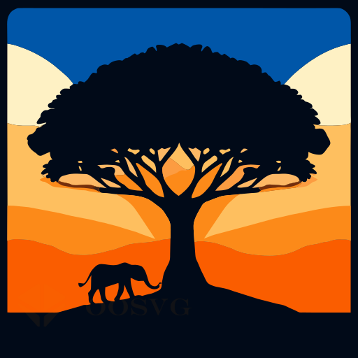 animal kingdom tree svg - Oosvg Design Paradise